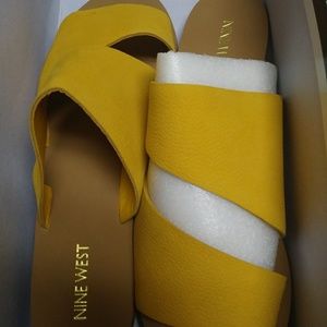 Nine west slide sandals